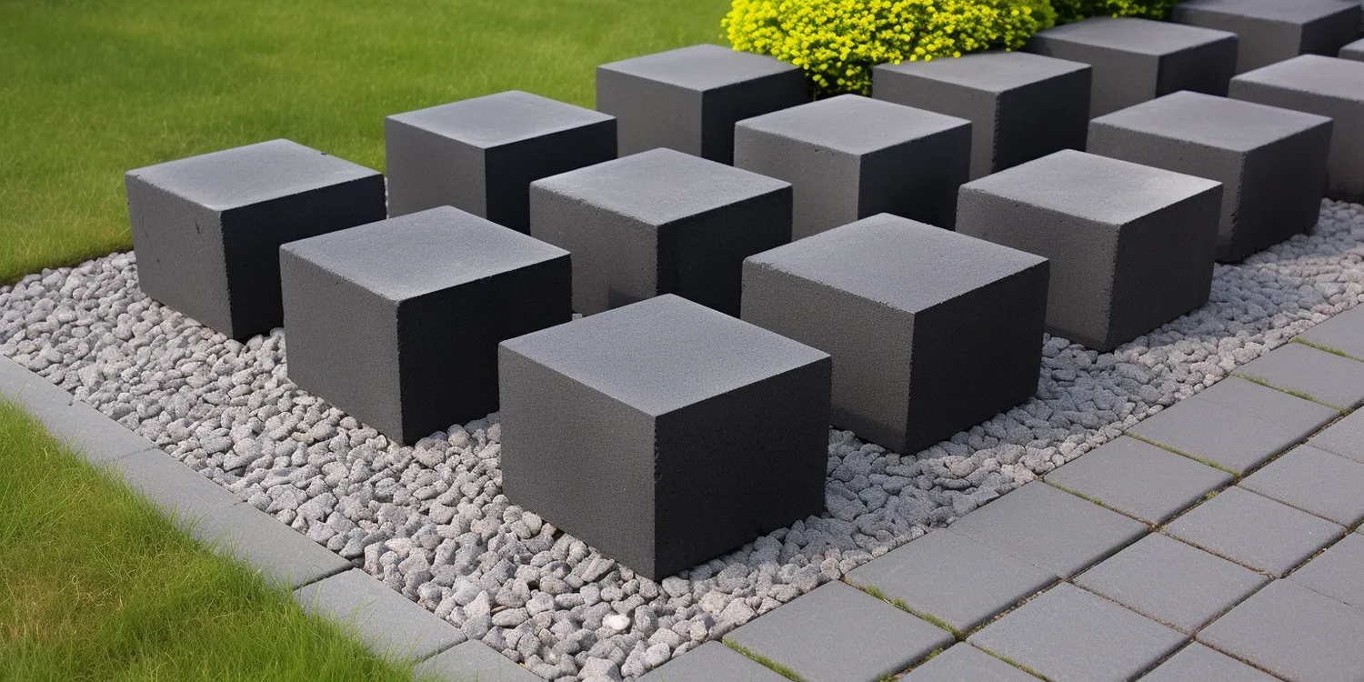 Proces układania powierzchni przy użyciu kostki brukowej