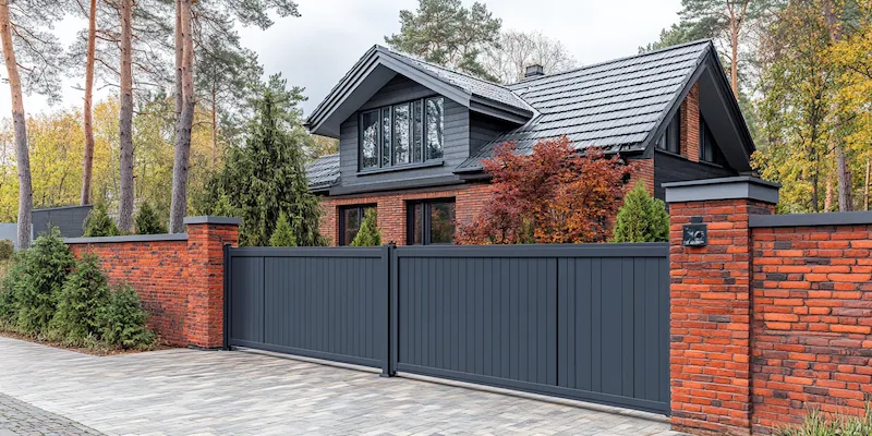 Metallzäune aus Polen mit montage